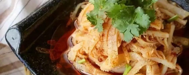 油泼百叶的制作技巧 油泼百叶的做法