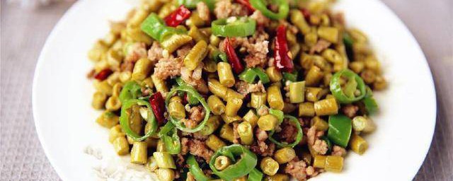 泡豇豆炒肉做法次序 泡豇豆炒肉末怎样做