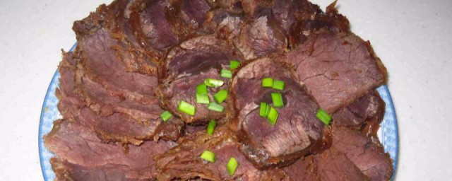 原味酱牛肉的精确技巧 原味酱牛肉的家庭做法