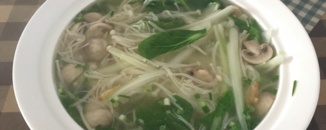 金针白菜汤做法次序 怎样做金针白菜汤