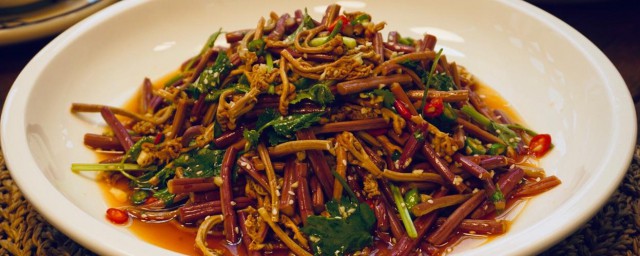 如何做油焖蕨菜 制作油焖蕨菜的办法