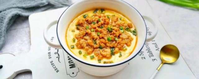 肉末鸡蛋羹怎样做的 好吃的肉末鸡蛋羹做法