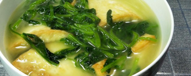 豌豆菜煮汤技巧 豌豆菜煮汤的制作技巧