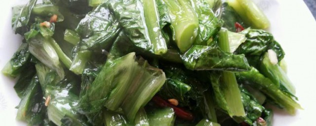 素炒油麦菜做法次序 清炒油麦菜怎样做