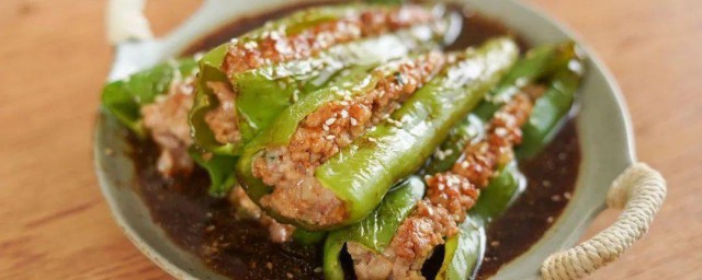 青椒酿肉新的做法 如何做青椒酿肉