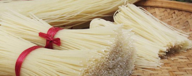 米粉保存要领如下 米粉保存办法简单介绍