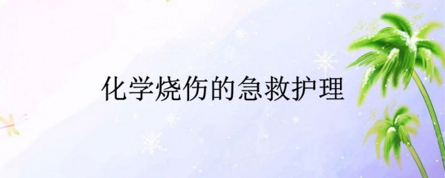 化学烧伤的处理包括 化学烧伤的处理原则包括什么