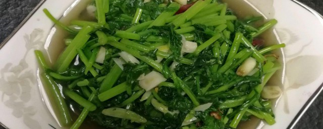 清煮茼蒿菜的做法 清煮茼蒿菜怎样做
