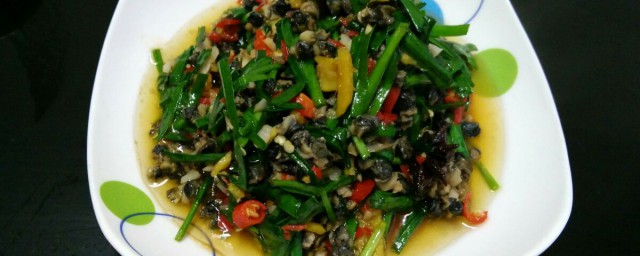 韭菜螺丝肉的做法 韭菜螺丝肉的做法简单介绍