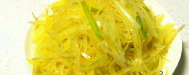 凉拌土豆丝不辣的技巧 凉拌土豆丝无辣做法