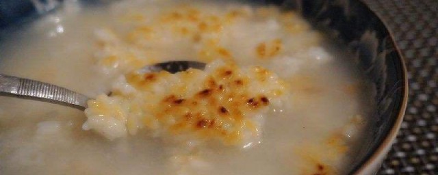 锅巴粥的制作技巧和配方 锅巴粥的烹饪技巧