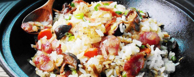 腊肠焖饭 腊肠焖饭做法简单简介