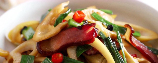春笋炒腊肉的做法 春笋炒腊肉怎样做