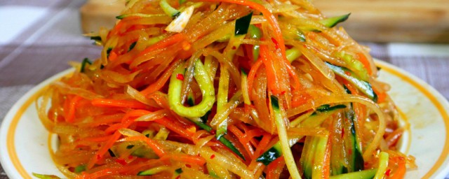 土豆和粉条怎么做凉菜 土豆拌粉条的做法