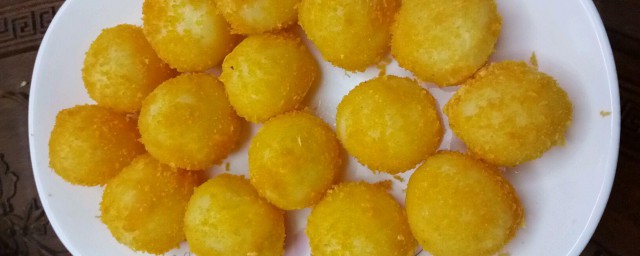 芝士土豆球的做法 芝士土豆球如何做