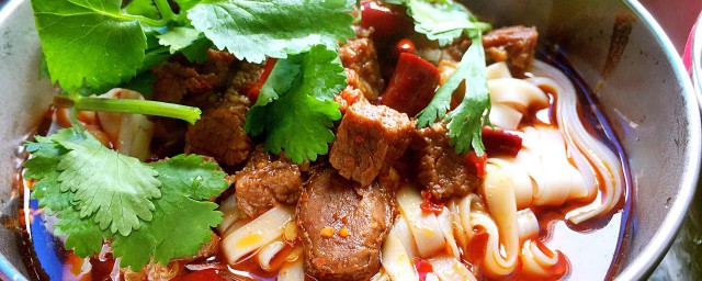 牛肉牛腩面如何做 牛肉牛腩面条的做法