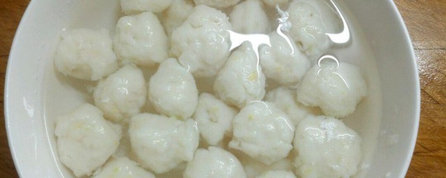 做汤的鱼丸怎样做 鱼丸的做法
