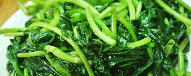 炒番薯藤做法步骤 制作炒番薯藤的方法