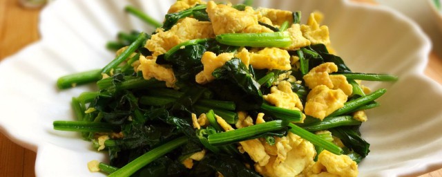 鸡蛋炒菠菜如何做这样做可以吗 制作鸡蛋炒菠菜的要领