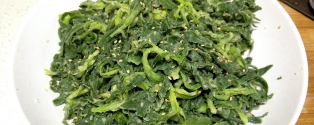 赣南冲鼻菜怎样做好吃 冲鼻菜做法简介