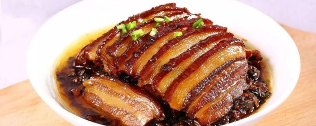 梅菜扣肉柱侯酱怎样做 用柱侯酱怎样做梅菜扣肉