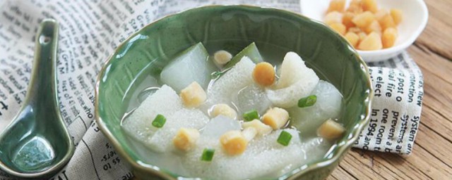 扇贝柱冬瓜汤怎样做 扇贝柱冬瓜汤的做法