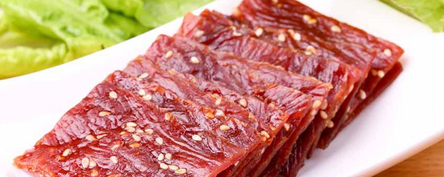 外面卖的猪肉脯怎么自己做 如何做猪肉脯