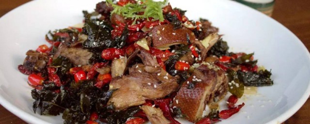 茶叶炒肉的教程 怎样做茶叶炒肉