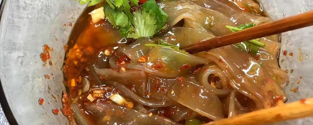 红薯宽粉怎样做好吃 红薯宽粉做法次序