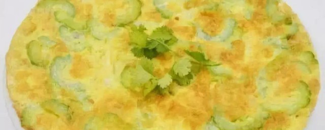 缤纷苦瓜煎蛋饼 缤纷苦瓜煎蛋饼怎样做