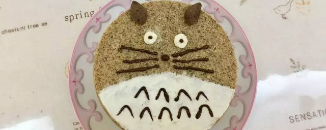 龙猫卡通蛋糕怎样做 龙猫卡通蛋糕做法