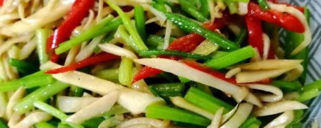 杏鲍菇拌香芹怎样做 杏鲍菇拌香芹的做法