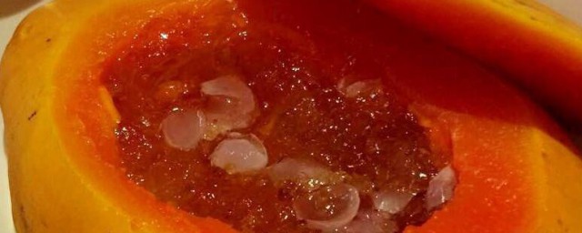海参桃胶木瓜船怎样做 海参桃胶木瓜船的做法