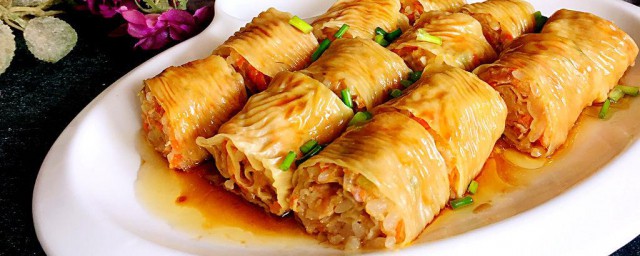 豆皮鸡胸肉卷 豆皮鸡胸肉卷怎样做