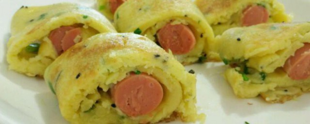 蛋肠饼的做法 蛋肠饼怎样做