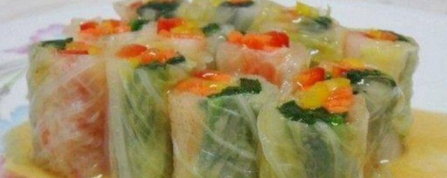 翡翠彩虹卷的做法 翡翠彩虹卷怎样做