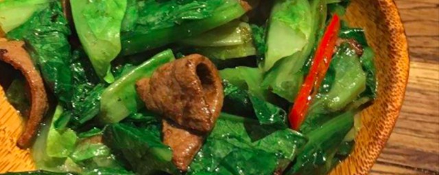 油麦菜和猪肝怎样做 油麦菜猪肝的烹饪技巧