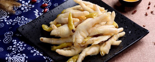 泡鸡脚该怎样做 泡鸡脚的做法