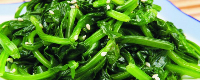 凉菜拌菠菜怎么做好吃 制作凉拌菠菜的办法