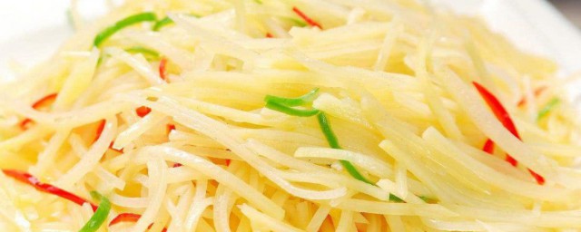 土豆丝小炒如何做 炒土豆丝的教程