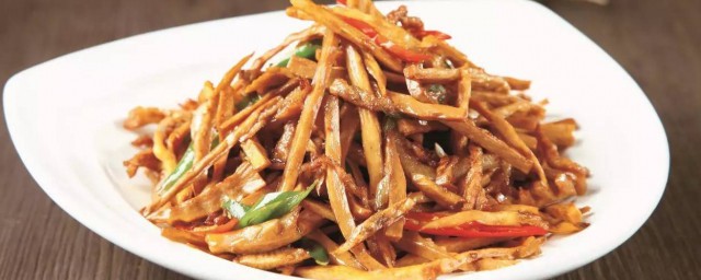 笋干炒肉丝做法 怎样做笋干炒肉丝