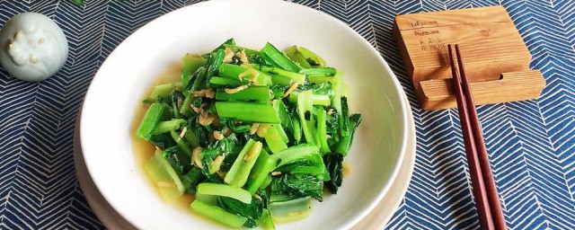 炝炒小白菜的做法 怎样做炝炒小白菜