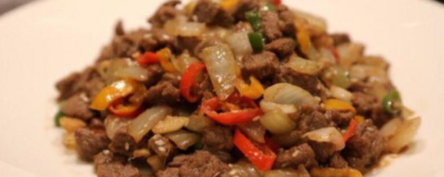 牛肉粒加洋葱如何做 洋葱牛肉粒的做法