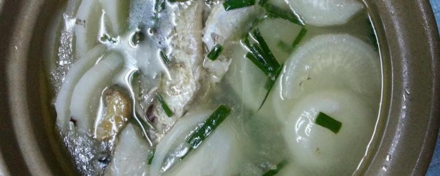 萝卜鱼骨汤的做法 白萝卜鱼骨汤的次序