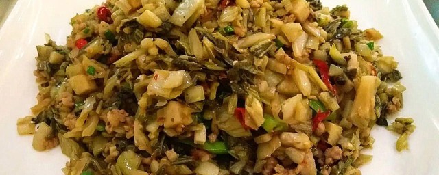 肉末炒酸菜的做法 制作肉末炒酸菜的技巧