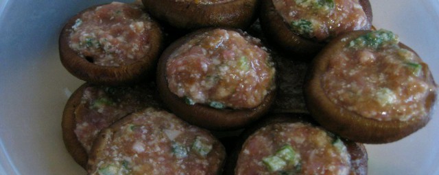 焗肉酿蘑菇的做法 焗肉酿蘑菇怎样做