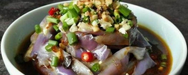 茄子拌大蒜的做法 茄子拌大蒜的做法简单做法介绍