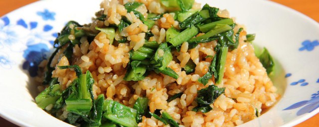 瘦肉油麦菜炒饭 怎样做瘦肉油麦菜炒饭