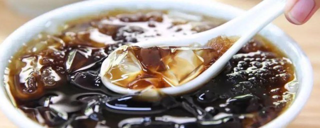 凉粉红糖水怎样做的 怎样做凉粉红糖水