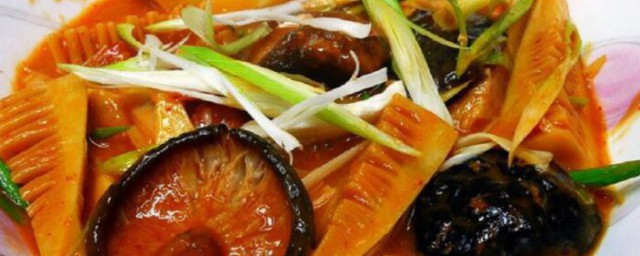 春笋烩香菇 春笋烩香菇怎样做